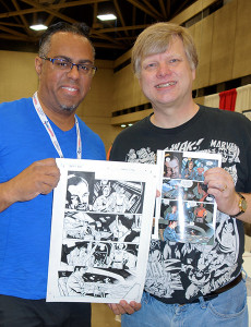 Me with Jeanty and my Firefly artwork